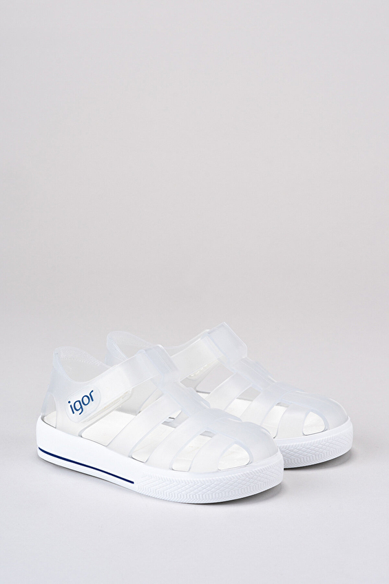 Igor Cırtlı Çocuk Star Sandalet S10171 Beyaz Igor Cırtlı Çocuk Star Sandalet S10171 Beyaz