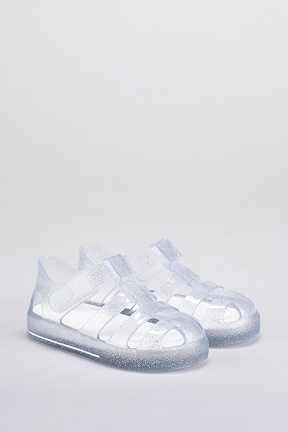 Igor Cırtlı Çocuk Star Glitter Sandalet S10265 Beyaz Igor Cırtlı Çocuk Star Glitter Sandalet S10265 Beyaz