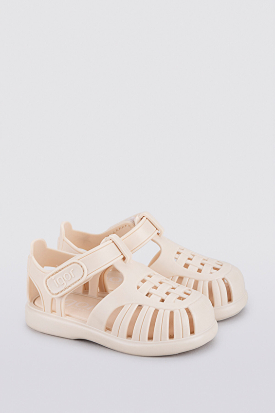 Igor Cırtlı Çocuk Tobby Solid Sandalet S10271 Bej Igor Cırtlı Çocuk Tobby Solid Sandalet S10271 Bej