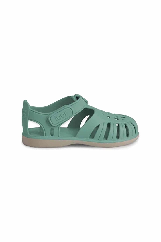 Igor Çocuk Tobby Solid Bicolor Sandalet BB355 Açık yeşil Igor Çocuk Tobby Solid Bicolor Sandalet BB355 Açık yeşil