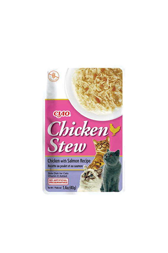 Ciao Chicken Stew Tavuk Güveç ve Somonlu Pate 40 Gr