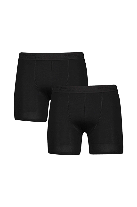 Kom Beli Lastikli Dar Paça Yüksek Kaliteli Kom Kumaşı Arsenal Erkek 2'li Boxer Siyah Kom Beli Lastikli Dar Paça Yüksek Kaliteli Kom Kumaşı Arsenal Erkek 2'li Boxer Siyah