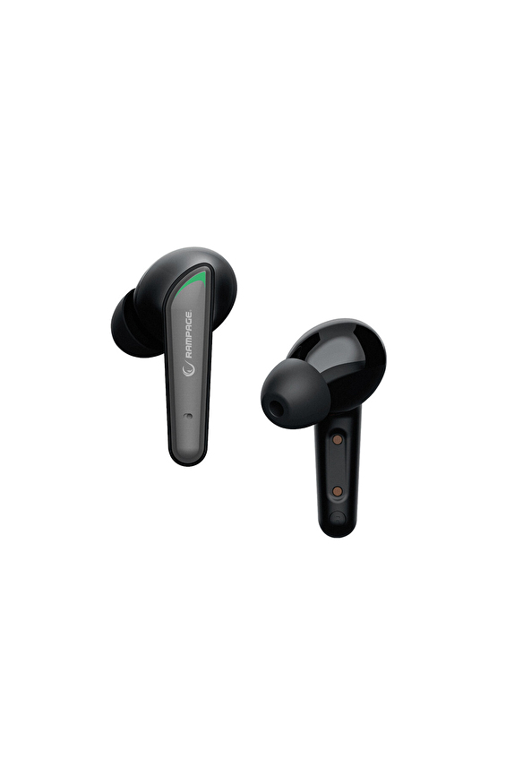 Rampage RM-TWS01G VIPER Siyah Mobile+PC Uyumlu Bluetooth TWS Gaming Oyuncu Mikrofonlu Kulaklık Rampage RM-TWS01G VIPER Siyah Mobile+PC Uyumlu Bluetooth TWS Gaming Oyuncu Mikrofonlu Kulaklık