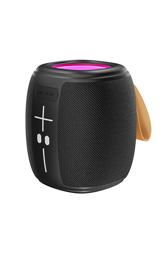 Mikado MD-888 CUBE Siyah 5W 1200mAh BT/TF/USB/LED Işıklı Speaker Hoparlör Mikado MD-888 CUBE Siyah 5W 1200mAh BT/TF/USB/LED Işıklı Speaker Hoparlör