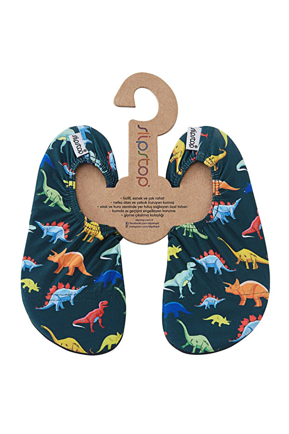 Slipstop Erkek Çocuk Deniz ve Havuz Ayakkabısı DINO SHOE Renkli
