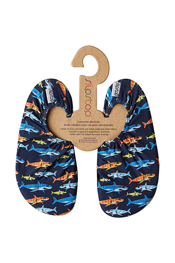 Slipstop Erkek Çocuk Deniz ve Havuz Ayakkabısı SNOB SS19120203 Renkli