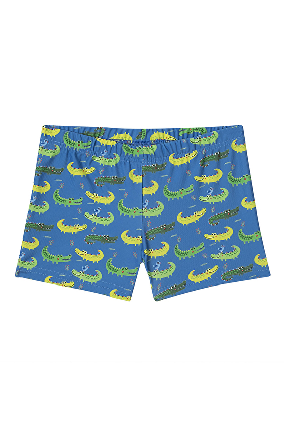 Slipstop Erkek Çocuk Slip Mayo Şort ALLIGATOR TRUNK Renkli