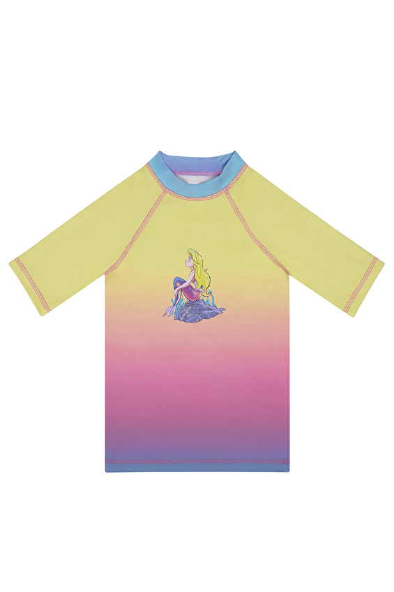 Slipstop Kız Çocuk Mayo Tişört BABE Renkli