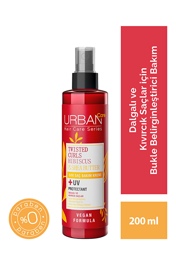 Urban Care Curl Hibiscus & Shea Butter 200ml Sıvı Saç Kremi Urban Care Curl Hibiscus & Shea Butter 200ml Sıvı Saç Kremi
