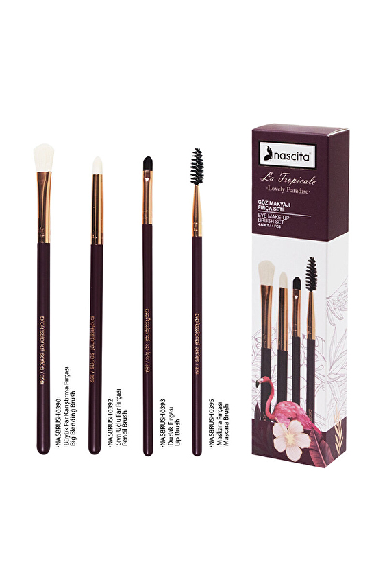Nascita Makyaj Fırçası Seti 4'lü NASBRUSHSET94