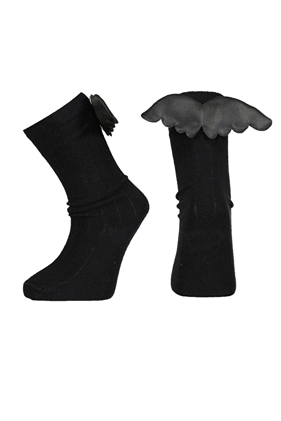 Bibaby Kız Çocuk Biorganic New Angel Dizaltı Çorap B025I0068446SYH Siyah Bibaby Kız Çocuk Biorganic New Angel Dizaltı Çorap B025I0068446SYH Siyah