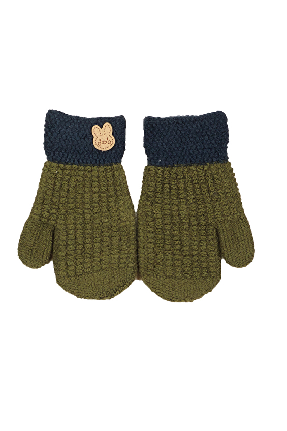 Kitti Erkek Çocuk 1 3 Yaş Bebe Örme Eldiven Erkek P K23210 04 Lacivert