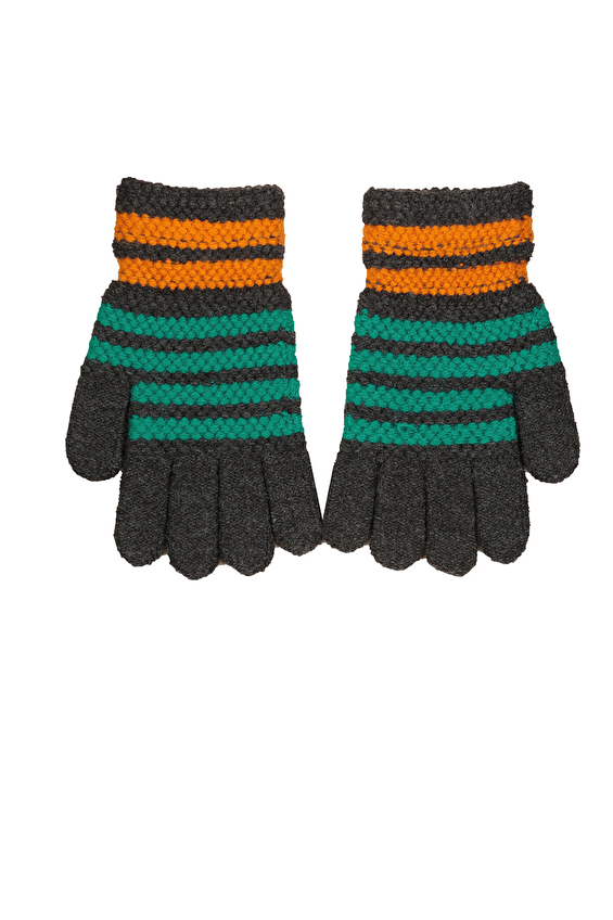 Kitti Erkek Çocuk 4 8 Yaş Çocuk Örme Eldiven Erkek P K23230 04 Antrasit