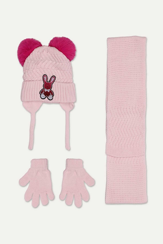 Kitti Kız Çocuk Üçlü Takım 1/4 Yaş P K24160 06 Açık pembe Kitti Kız Çocuk Üçlü Takım 1/4 Yaş P K24160 06 Açık pembe