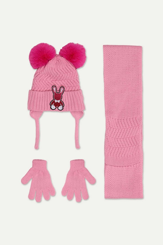 Kitti Kız Çocuk Üçlü Takım 1/4 Yaş P K24160 06 Pembe Kitti Kız Çocuk Üçlü Takım 1/4 Yaş P K24160 06 Pembe