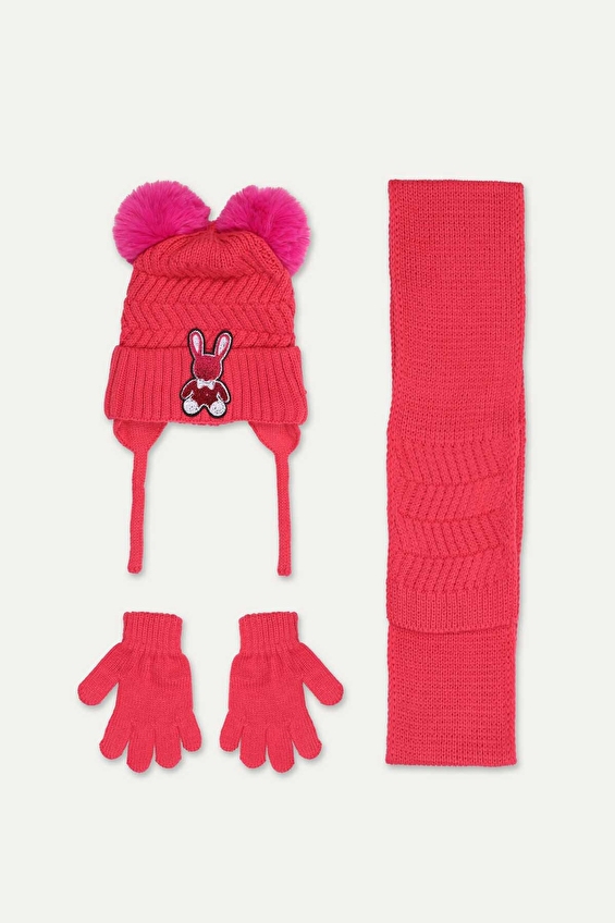 Kitti Kız Çocuk Üçlü Takım 1/4 Yaş P K24160 06 Fuşya Kitti Kız Çocuk Üçlü Takım 1/4 Yaş P K24160 06 Fuşya
