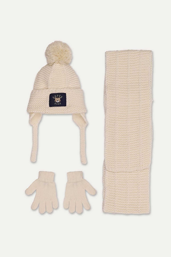 Kitti Erkek Çocuk Üçlü Takım 1/4 Yaş P K25160 06 Ekru Kitti Erkek Çocuk Üçlü Takım 1/4 Yaş P K25160 06 Ekru