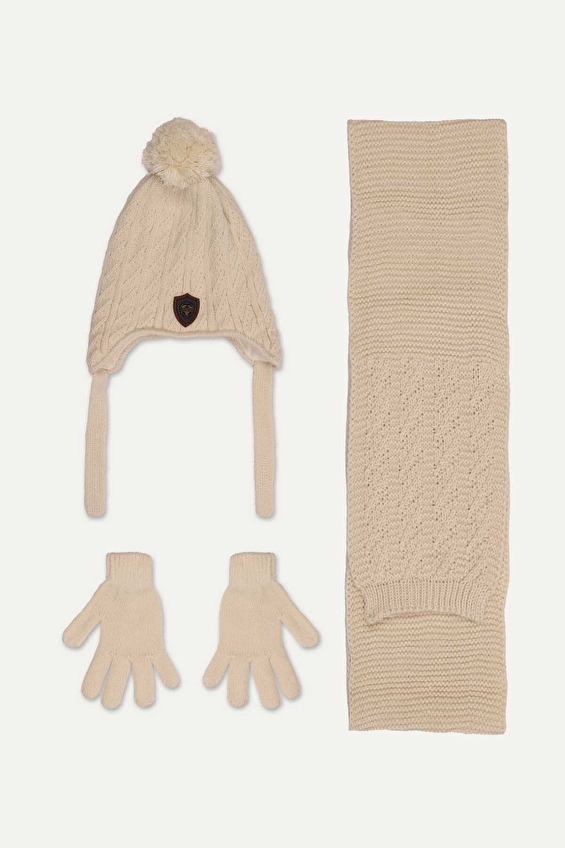 Kitti Erkek Çocuk Üçlü Takım 4/8 Yaş P K25170 10 Krem Kitti Erkek Çocuk Üçlü Takım 4/8 Yaş P K25170 10 Krem