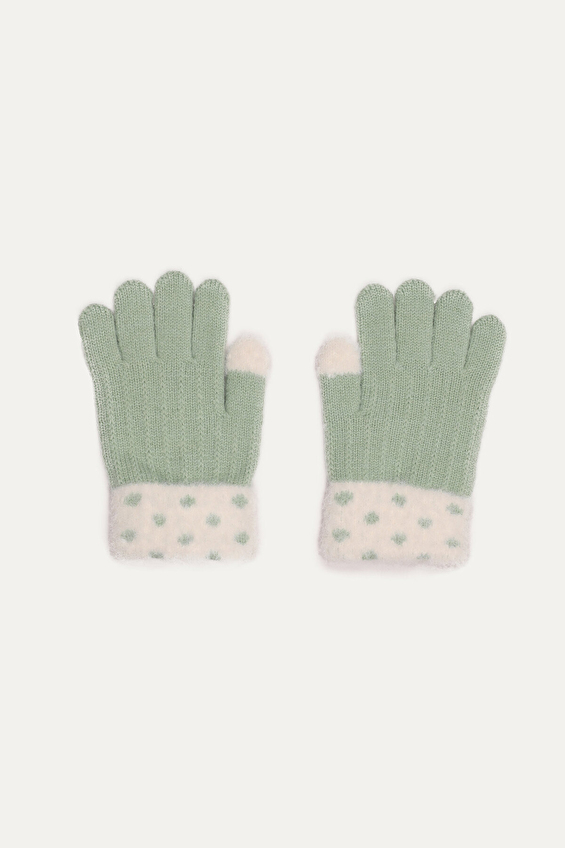 Kitti Kız Çocuk Örme Eldiven P K25570 07 Yeşil Kitti Kız Çocuk Örme Eldiven P K25570 07 Yeşil