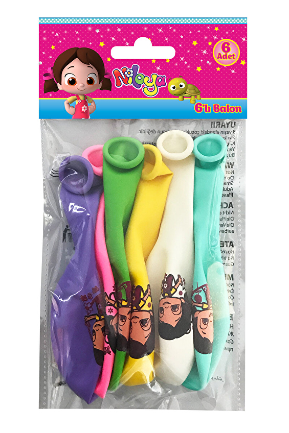 Niloya Poşet İçi 6'lı Balon