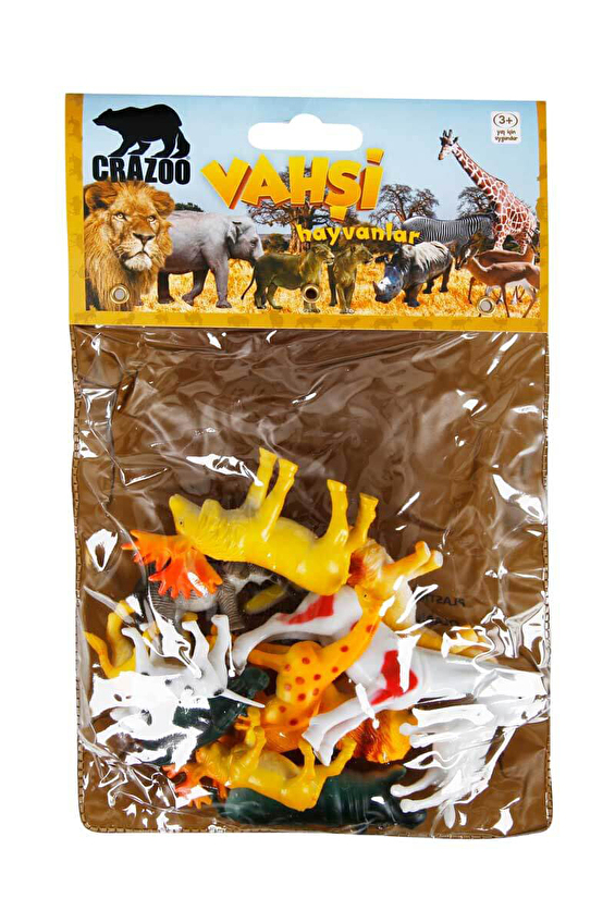 Vahşi Hayvanlar Poşetli Hayvan Oyun Seti Küçük 706 Vahşi Hayvanlar Poşetli Hayvan Oyun Seti Küçük 706