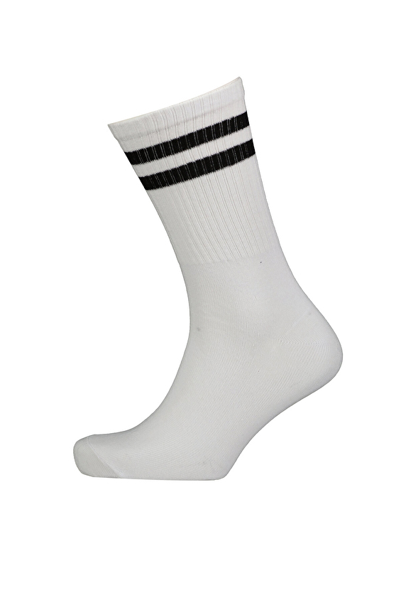 Bad Bear Erkek Çorap BENCH TALL Beyaz/siyah