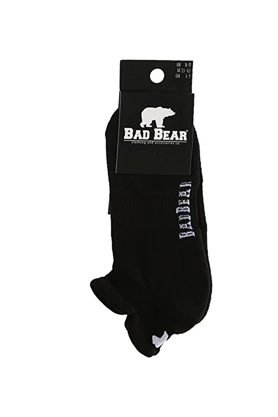 Bad Bear Unisex Çorap Bear Ankle Siyah
