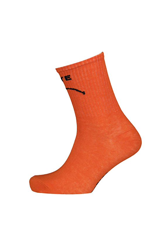 Bad Bear Unisex Çorap BYE TALL C38 Turuncu