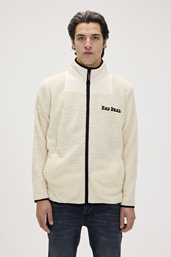 Bad Bear Regular Fit Erkek Mont 24 02 29 001 Beyaz Bad Bear Regular Fit Erkek Mont 24 02 29 001 Beyaz