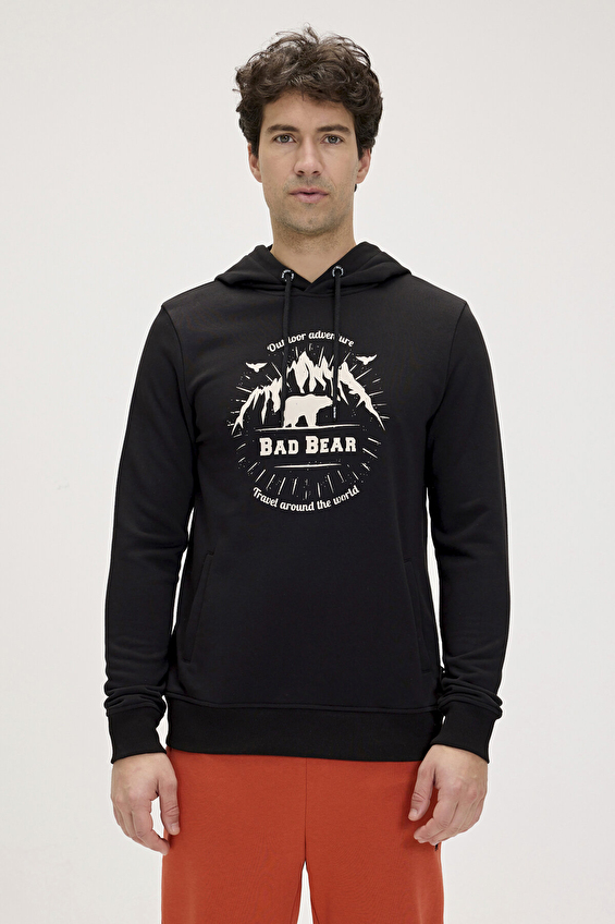 Bad Bear Regular Fit Erkek Sweatshirt 24 02 12 011 Siyah Bad Bear Regular Fit Erkek Sweatshirt 24 02 12 011 Siyah