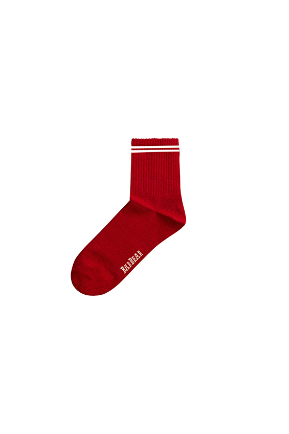 Bad Bear Unisex Çorap 24 01 02 014 Kırmızı