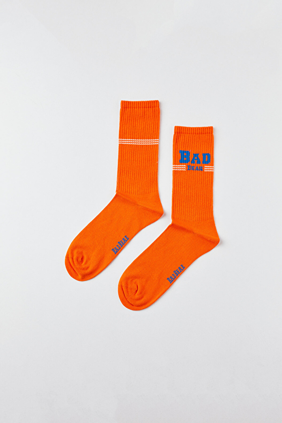 Bad Bear Unisex Çorap 24 01 02 018 Turuncu