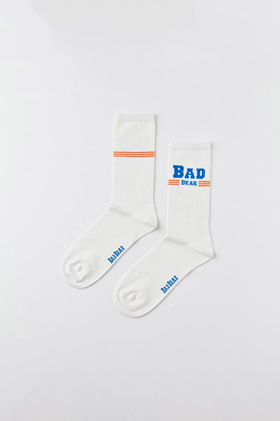 Bad Bear Unisex Çorap 24 01 02 018 Beyaz