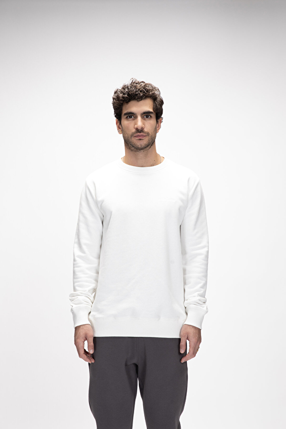 Bad Bear Erkek Sweatshırt 25 02 12 018 Beyaz Bad Bear Erkek Sweatshırt 25 02 12 018 Beyaz