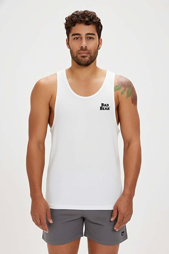 Bad Bear Normal Kalıp Erkek Atlet 26 01 23 001 Beyaz Bad Bear Normal Kalıp Erkek Atlet 26 01 23 001 Beyaz