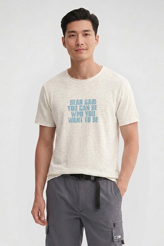 Bad Bear Normal Kalıp Erkek Tişört 26 01 07 006 Krem Bad Bear Normal Kalıp Erkek Tişört 26 01 07 006 Krem