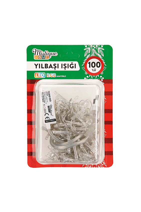 Mistique Home Renkli LED Işık 100'lü Adaptörlü