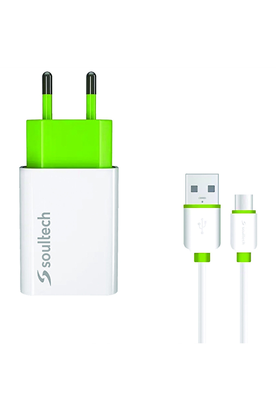 Soultech SC113B Comfort 2.1A Type-C Seyahat Şarj Seti