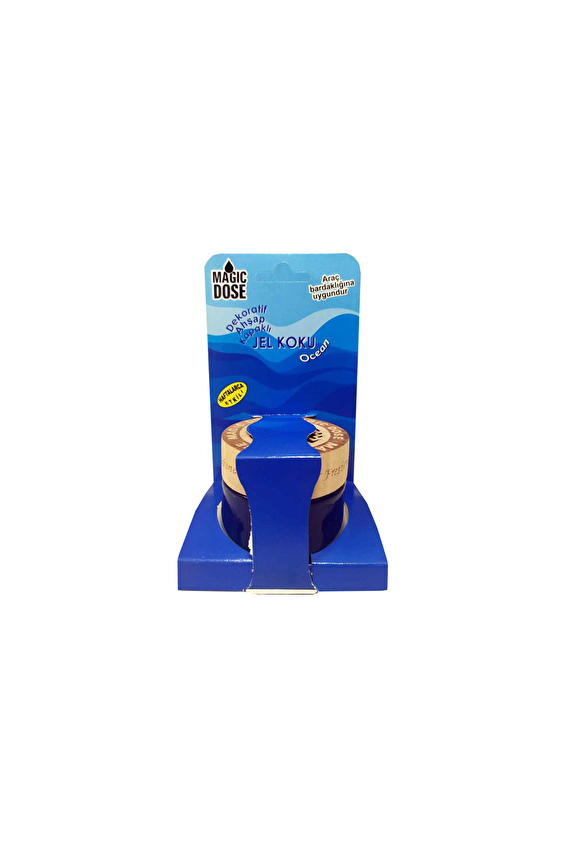 Magic Dose Dekoratif Ahşap Kapaklı Jel Koku 50ml - Okyanus