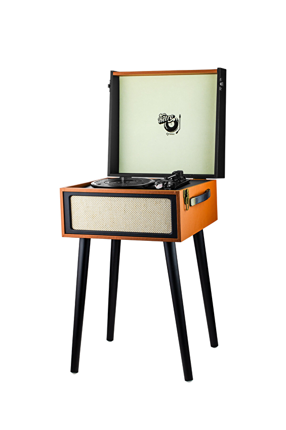 Ktools Pikap Bluetooth Hoparlör Long Play Retro K216 Siyah Kahverengi Ktools Pikap Bluetooth Hoparlör Long Play Retro K216 Siyah Kahverengi