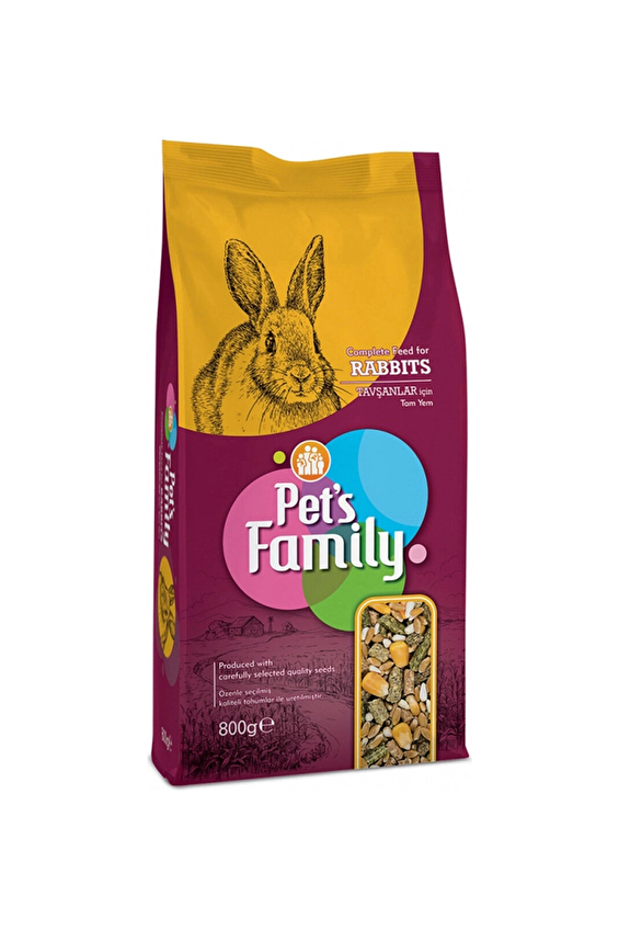 Pets Family Tavşan Yemi 800g