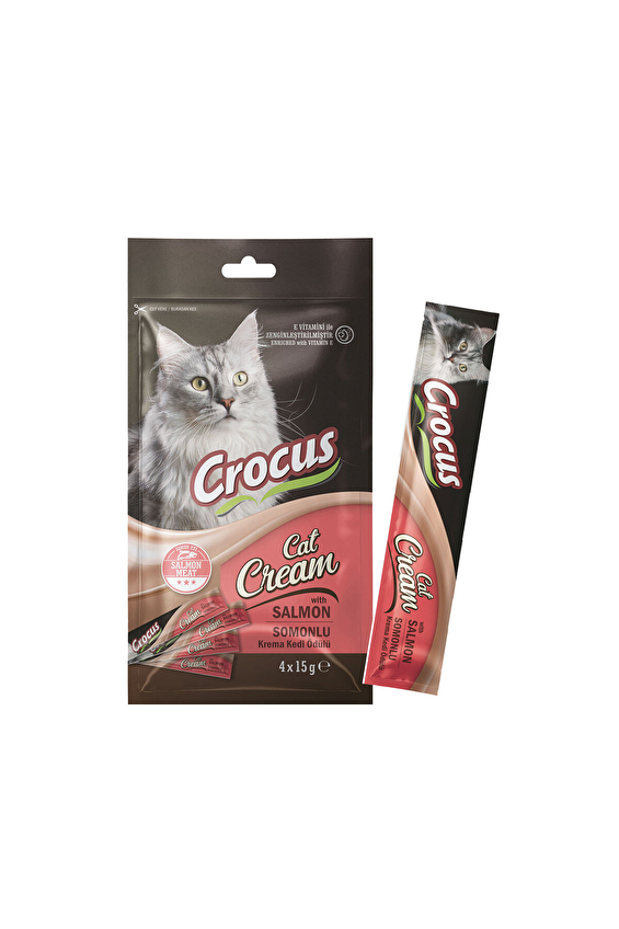 Crocus Somonlu Krema Kedi Ödülü 4x15 G