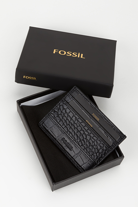 Fossil Erkek Kartlık 8009 Siyah Fossil Erkek Kartlık 8009 Siyah