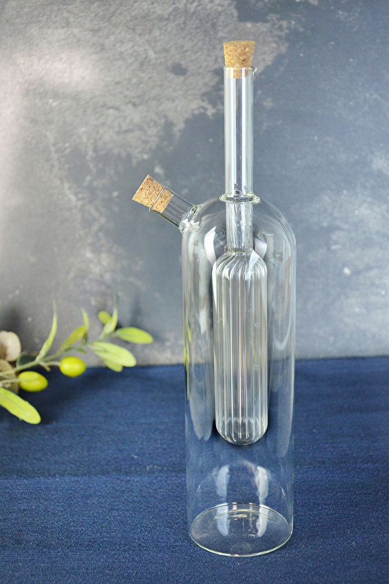 Paçi Çift Cidarlı Cam Yağlık