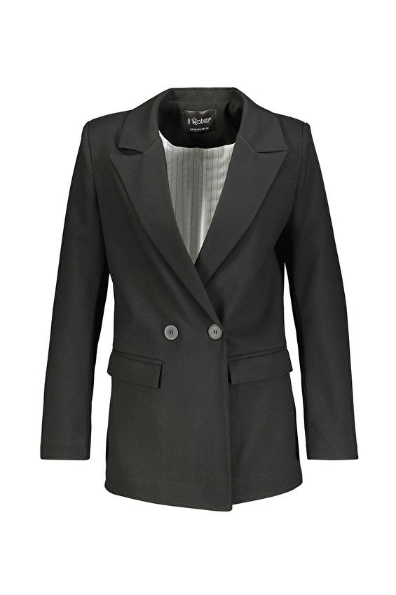 Robin Kadın Ceket D88644 Siyah Robin Kadın Ceket D88644 Siyah
