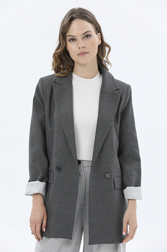 Robin Kadın Ceket D88644 Antrasit Robin Kadın Ceket D88644 Antrasit