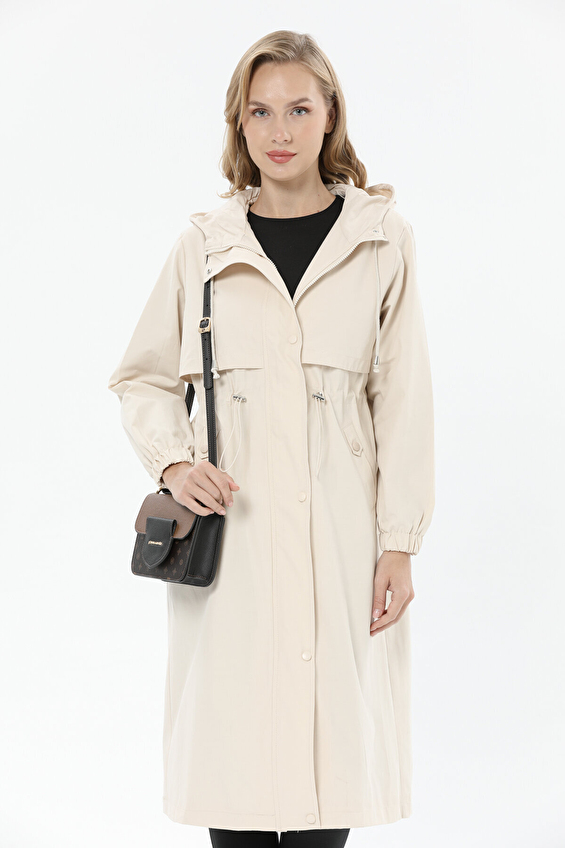 Robin Kadın Trençkot D87114 Taş Robin Kadın Trençkot D87114 Taş