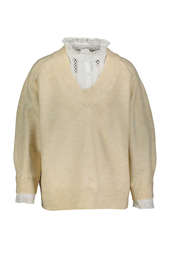 Robin Kadın Triko T94114 Taş Robin Kadın Triko T94114 Taş