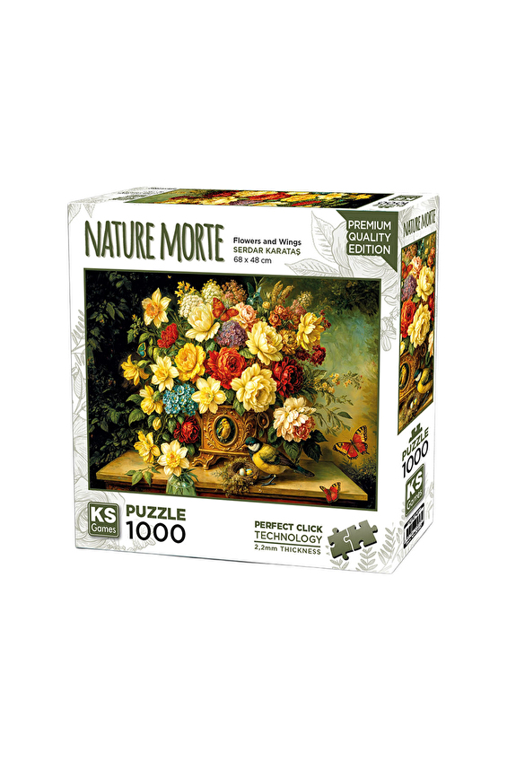 KS Games Flowers and Wings Puzzle 1000 parça KS Games Flowers and Wings Puzzle 1000 parça