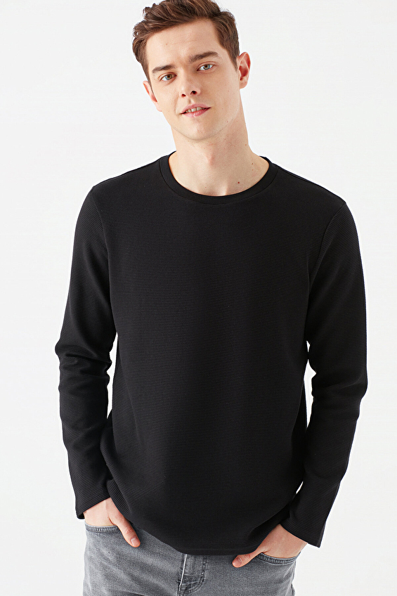 Mavi Erkek Sweatshirt 064622 21842 Siyah